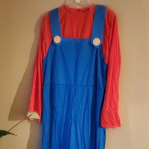 MARIO Brand NEW Kids Blue and Red Costume